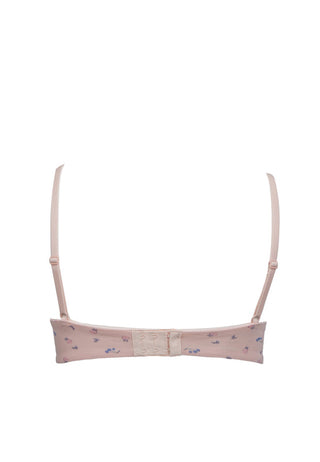Blush Printed Non-Wire Bra