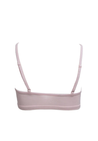 Pink Cotton Stretch Bralette