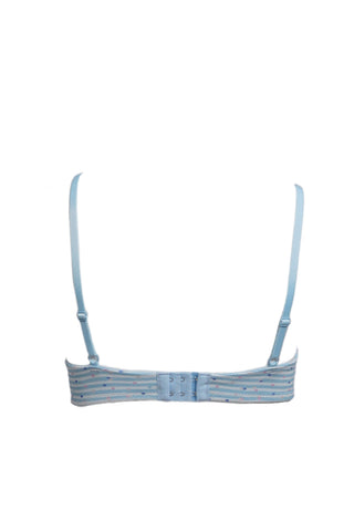 Non-Wire Bra Blue