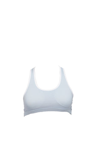 Cotton Bralette Blue