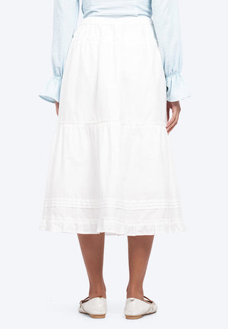 Pleated A-Line Skirt