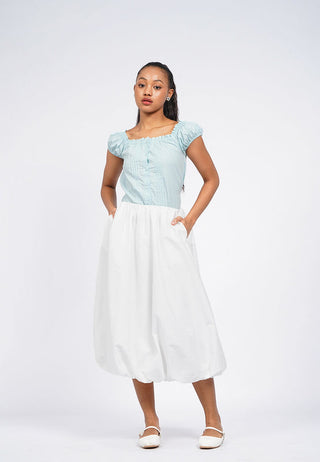 Balloon Midi Skirt