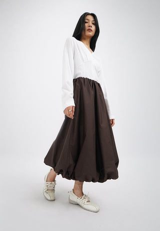 Soft Volume Midi Skirt