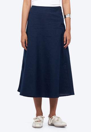 Regular Fit Flowy Midi Skirt