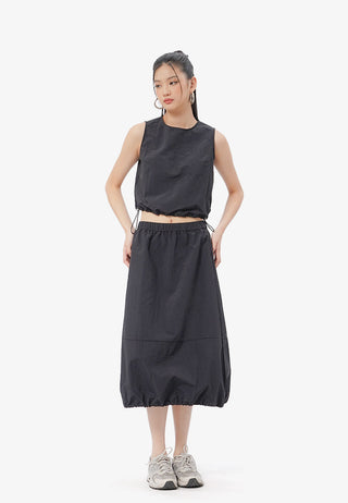 Parachute Midi Skirt