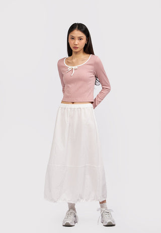 Balloon Midi Skirt