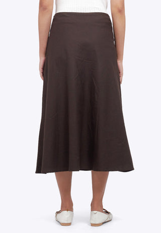Regular Fit Flowy Midi Skirt
