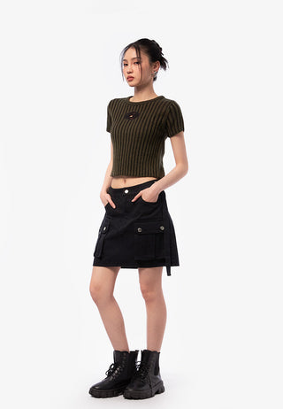 Cargo Mini Skirt