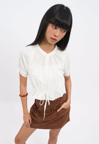Suede Mini Skirt