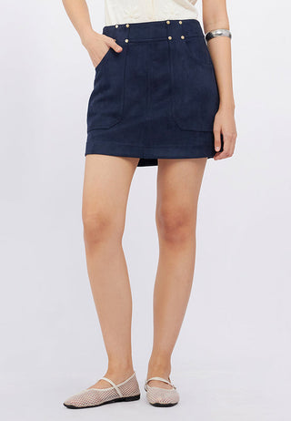 Suede Mini Skirt