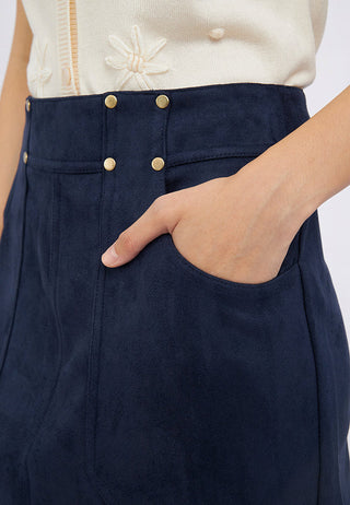 Suede Mini Skirt