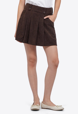 Corduroy Mini Skirt