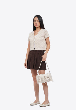 Corduroy Mini Skirt