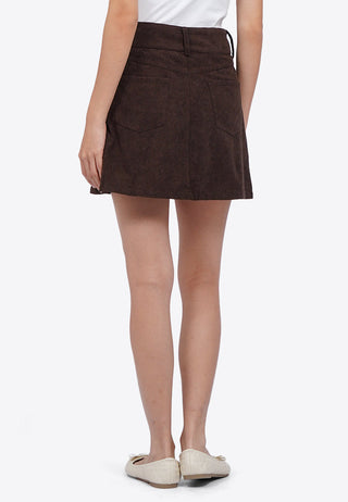 Corduroy Mini Skirt