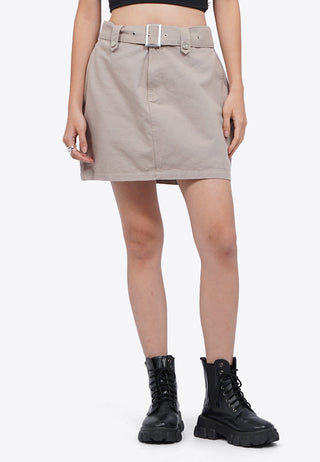 Belted Mini Skirt