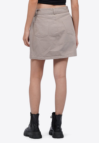 Belted Mini Skirt