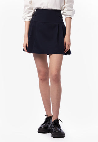 Pleated Mini Skirt