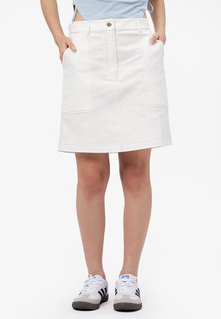 Twill Mini Skirt