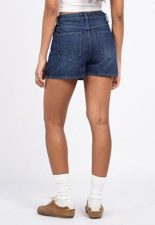 Mini Denim Skort with Stud Details