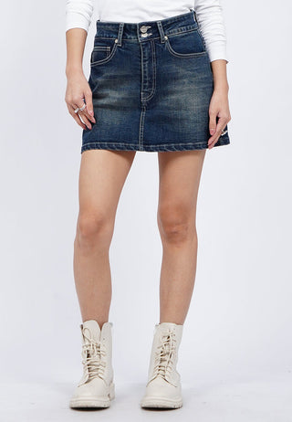 Super Mini Denim Skirt