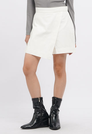 Mini Wrap Denim Skort