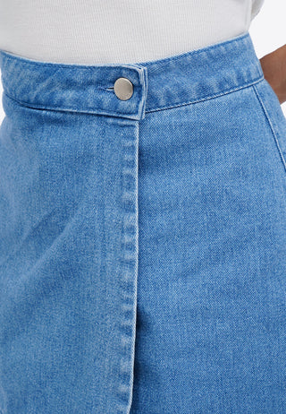 Crossover Denim Skort