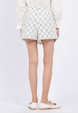 Regular Fit Printed Mini Skort