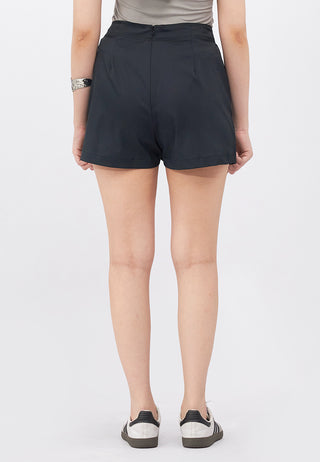 Asymmetric Front Wrap Mini Skort