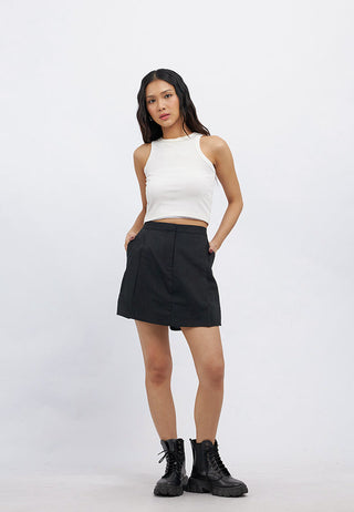 Regular Fit Tailored Mini Skort
