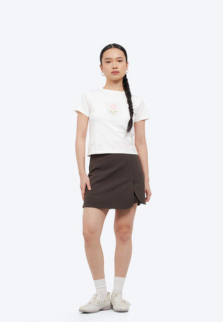 Mini Skort with Wrap Details