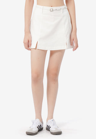 Front Slit Mini Skort