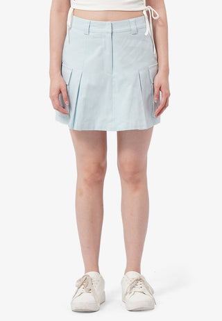 Front Pleat Skort with Cargo Pocket