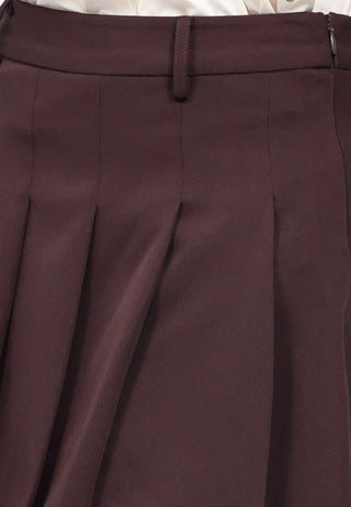Box Pleated Mini Skort