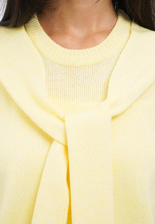 Knotted Sleeveless Knit Top