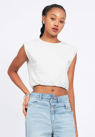 Sleeveless Balloon Top