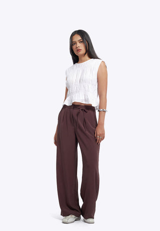 Smocked Sleeveless Top