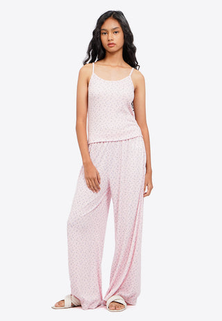 Tank Top Long Pants Pajama Set