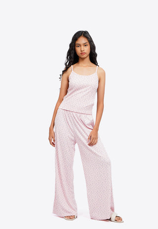 Tank Top Long Pants Pajama Set
