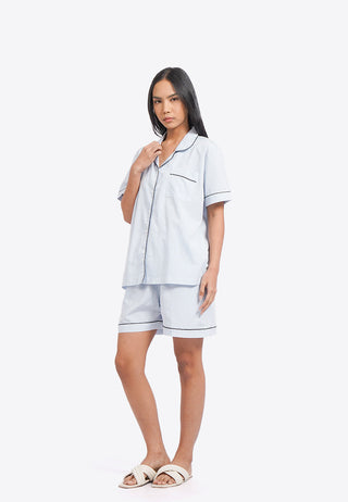 Short Sleeve Pajama Set with Shorts