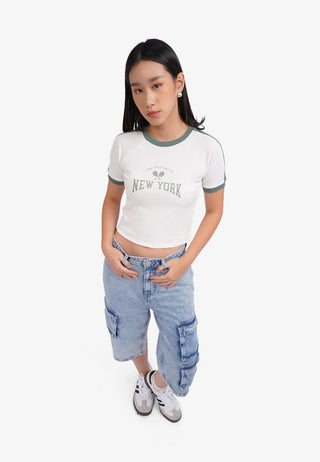 Cargo Denim Short Pants