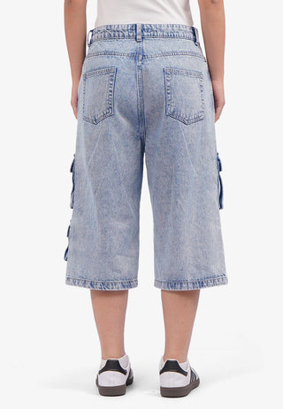 Cargo Denim Short Pants