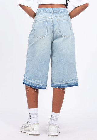 Folded Destroy Hem Jorts