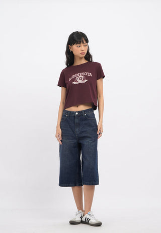 Regular Fit Denim Jorts