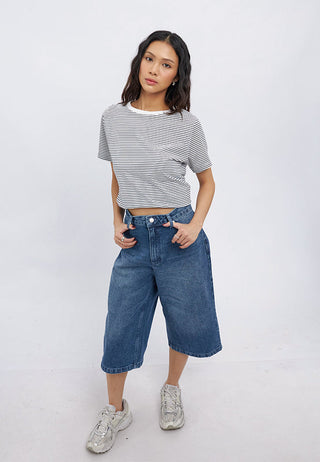 Regular Fit Denim Jorts