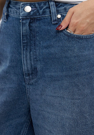 Regular Fit Denim Jorts