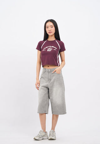 Regular Fit Denim Jorts