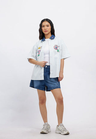 Double Pocket Denim Shorts