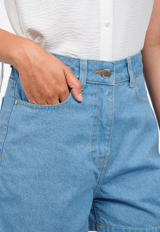Denim Short Pants