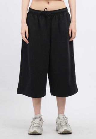 Knee Length Drawstring Short Sweatpants