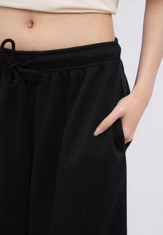 Knee Length Drawstring Short Sweatpants